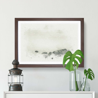 Seascape in Sri Lanka in Abstract - Picture Frame Graphic Art Print