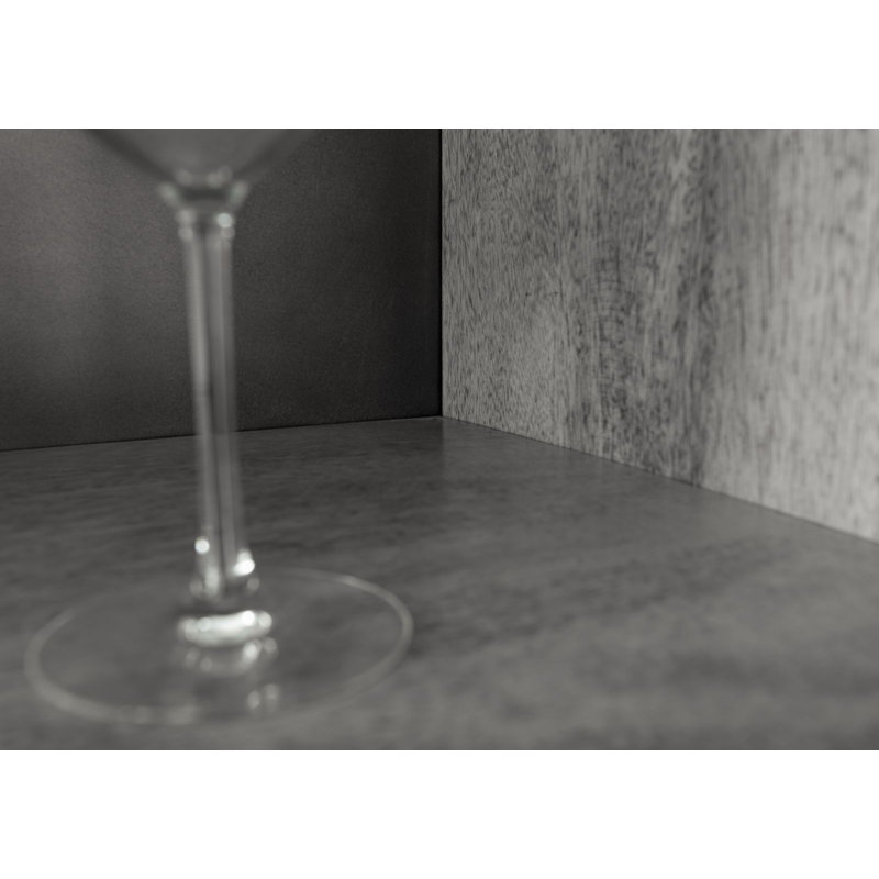 Heavy Industry Curio Cabinet, Grey