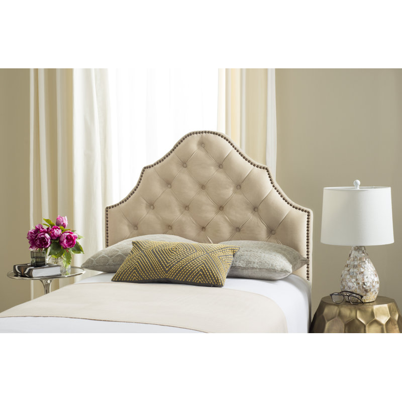 Danile Upholstered Headboard, Buckwheat, Twin