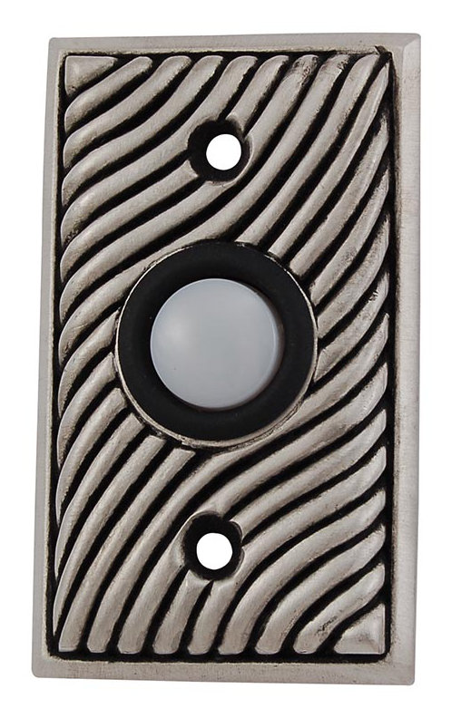 Push Button Doorbell, Antique Nickel