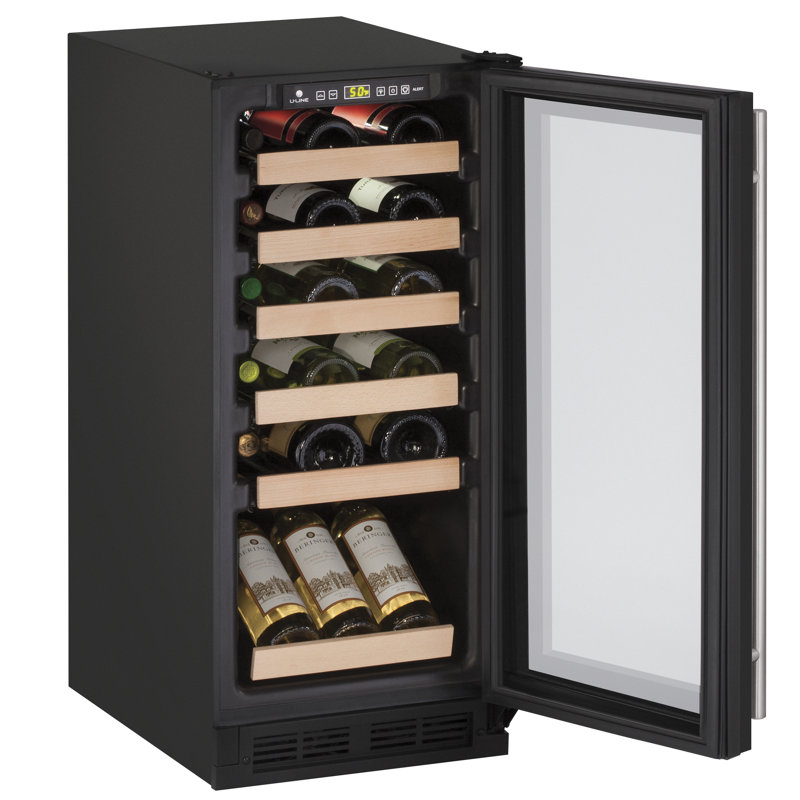 24 Bottle 1000 Series Convertible Wine Cooler, Black