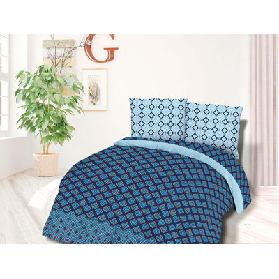 Cotton Duvet Cover Set with Pillow Shams