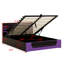 Lit plateforme Esports Gaming avec rangement hydraulique et look Cyberpunk-955376515