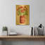 «Patriotic Red Jar» par Cindy Jacobs, art mural en métal doré, 16 po x 24 po-397387011