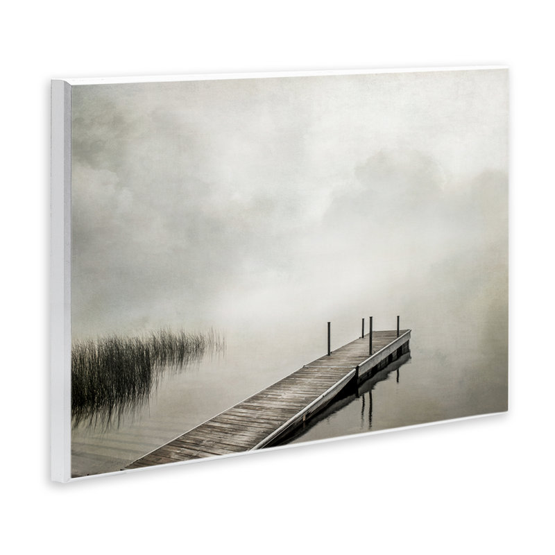 «Mysterious Foggy Lake Dock» par Peter Hawkins, H 10 po x l 15 po