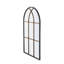 Miroir mural arqué noir et doré-770686161