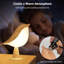 Petite lampe de chevet portable avec lampe de chevet avec 3 modes de gradation de couleur