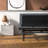 Black And Grey Split Top Adjustable Bed Base With Head And Foot Position Adjustments-114208281