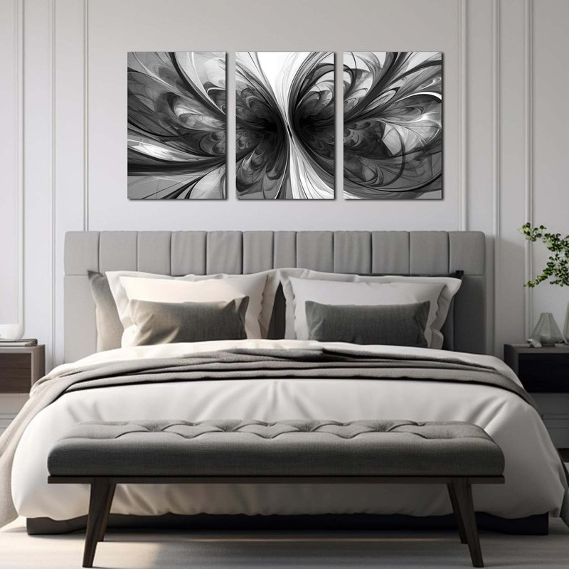 3 Piece Wrapped Canvas Print, 60 cm H x 40 cm W