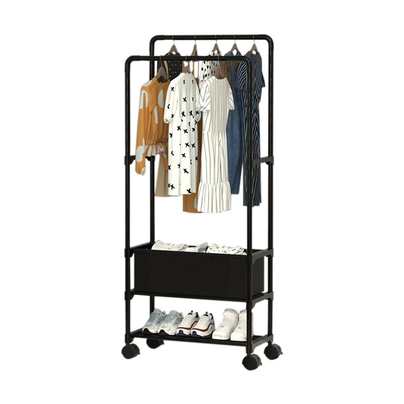 Capressa 111.76cm Rolling Clothing Rack