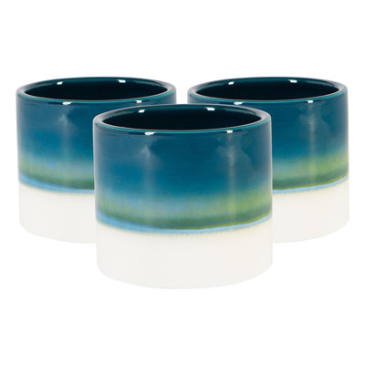 Nicola Spring - Reactive Glaze Plant Pots - 9cm