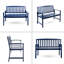 Banc en bois de style campagnard-316626274
