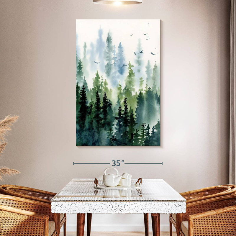 Harnek Treeline, 51" H x 34" W