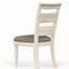 Chaises de salle à manger à dossier échelle, ensemble de 2