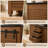Kaeron Freestanding Single Sink Bathroom Vanity With Sliding Barn Door And Sintered Stone Top-1702766406-1702766393