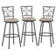 Tabouret de bar rotatif à hauteur réglable Kenzliee-2134060537-2134386706