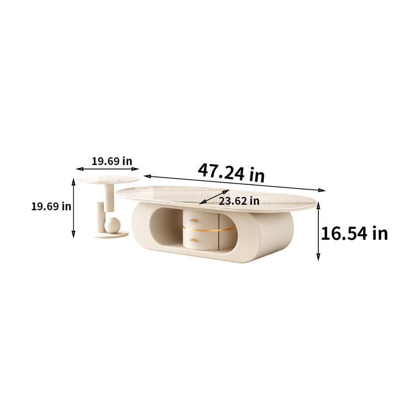 Ensemble de tables basses Simple