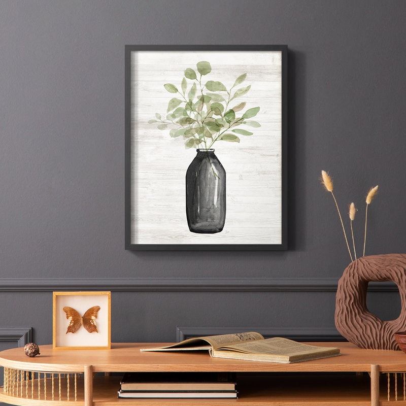 Summers Foliage II, reproduction encadrée - bois massif, Noir, H 10 po x l 8 po