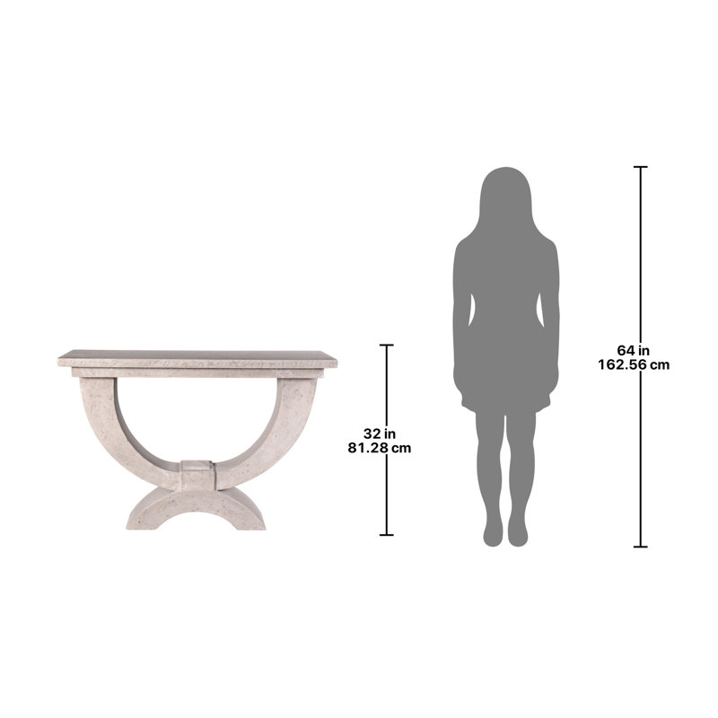 Moderno Arch of Stone Console Table