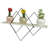 Mengiste Geometric Floating Wall Mount Shelf, Geometric Floating Modern Shelf For Wall Décor