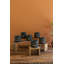 SHORT BLACK CLAY JACK-O-LANTERN-1991414640