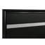 Lit simple à panneau noir avec tiroirs intégrés et garniture en cristal, plateforme à lattes, bois franc asiatique, longs tiroirs en stratifié de 78,52 pouces, garniture à paillettes sur poignées, bois massif