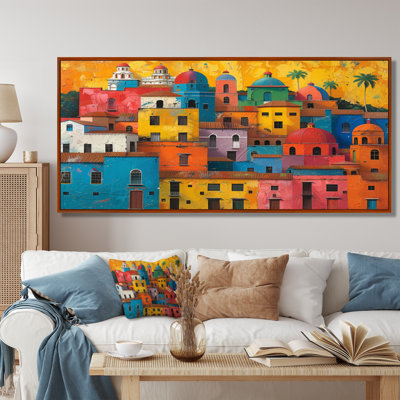 Emely - City Buildings Wall Art Print