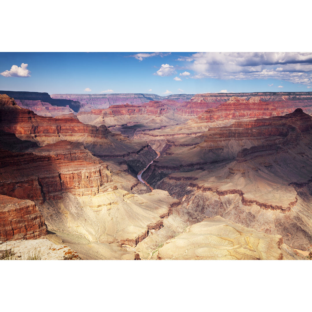 Blick auf die Grand Canyons von LucynaKoch - Leinwanddrucke