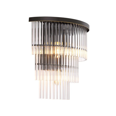 East Solid Brass Flush Mounted Sconce