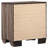Modern Rectangular Nightstand with 2 Drawers – Washed Taupe-1545015613