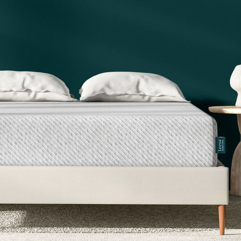Full Size Gray Hybrid Foam and Spring Mattress