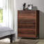 Commode haute en bois franc récupéré Vern 