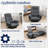 360 Degree Swivel Floor Gaming Chairs For Adults Adjustable Reclining Game Chair-1553413311