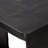 Etienne Aluminum Tray Top End Table with Storage