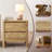 19.7"W 2-Drawer Nightstand-534154623