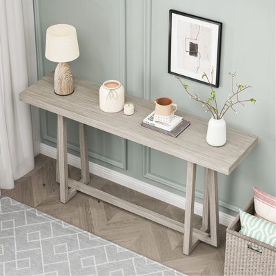 Citium Rectangular Wood Console Table by Gracie Oaks
