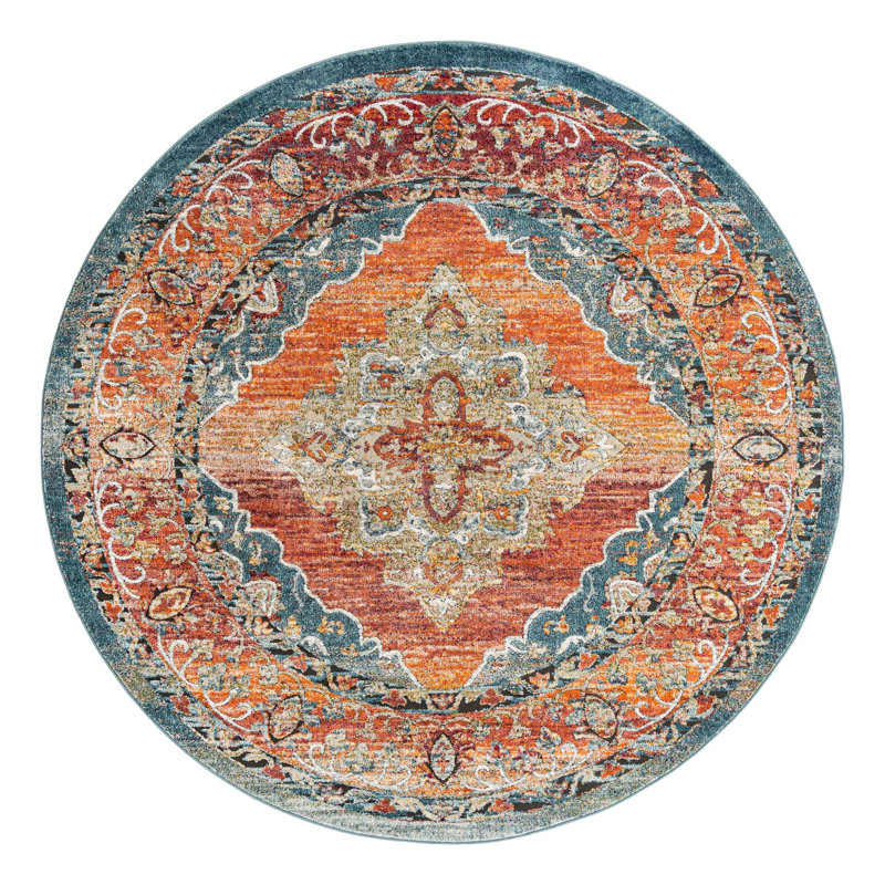 Alresford Oriental Indoor Rug, Round 7'10"