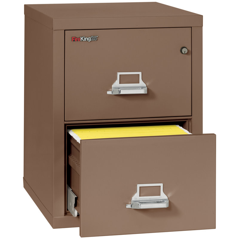 Fireproof 2 - Drawer File Cabinet, Tan