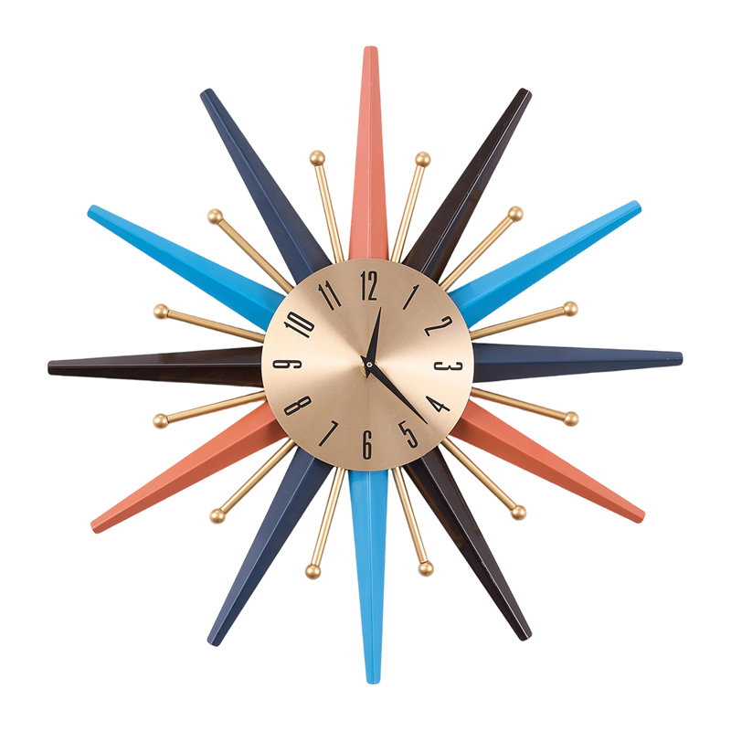 Iron Skeleton Wall Clock, Large: 70"