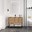 Meuble-lavabo autoportant de 48 pouces avec lavabo en résine