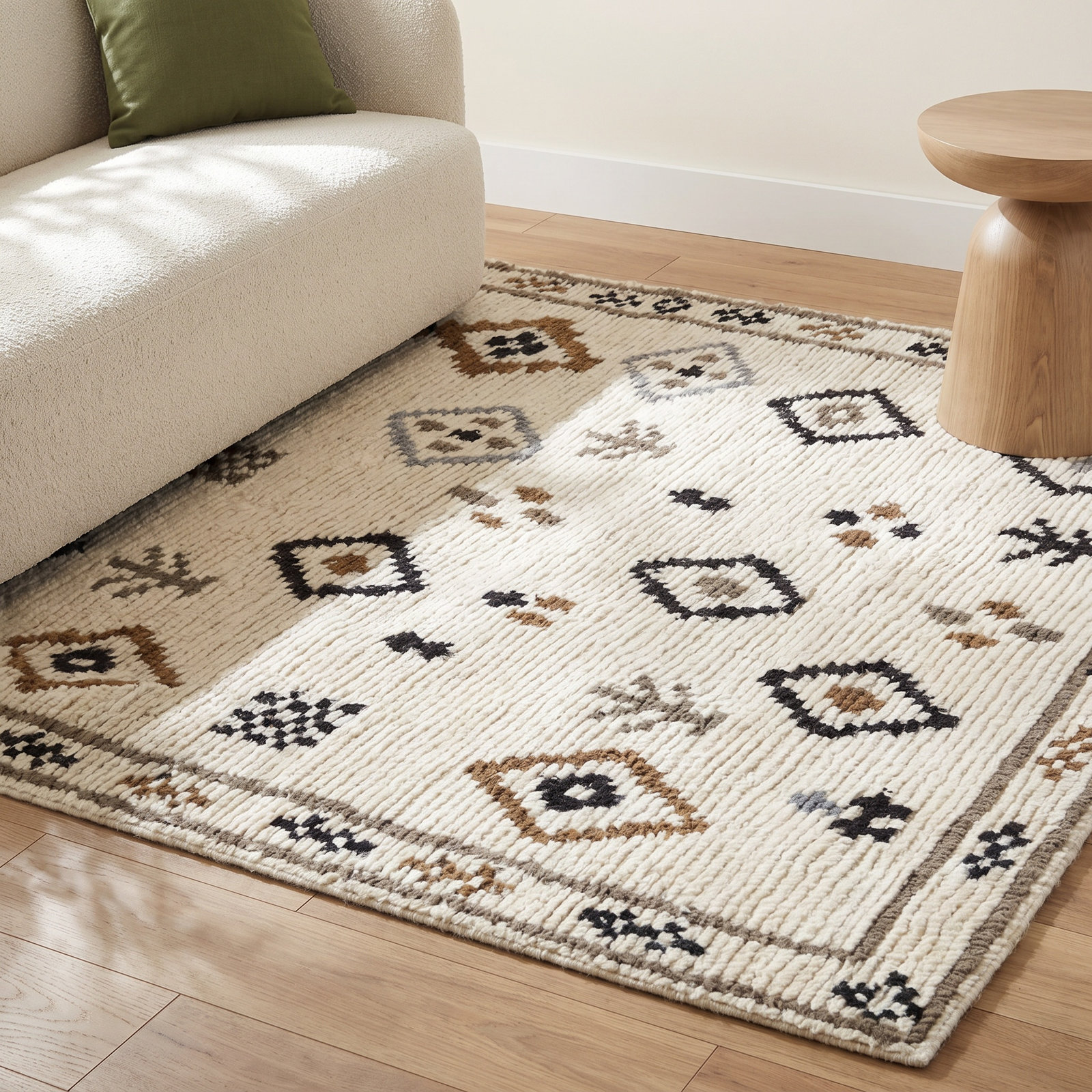 Rivah Hand-Tufted Geometric Rug, Rectangle 8'9" x 11'9"