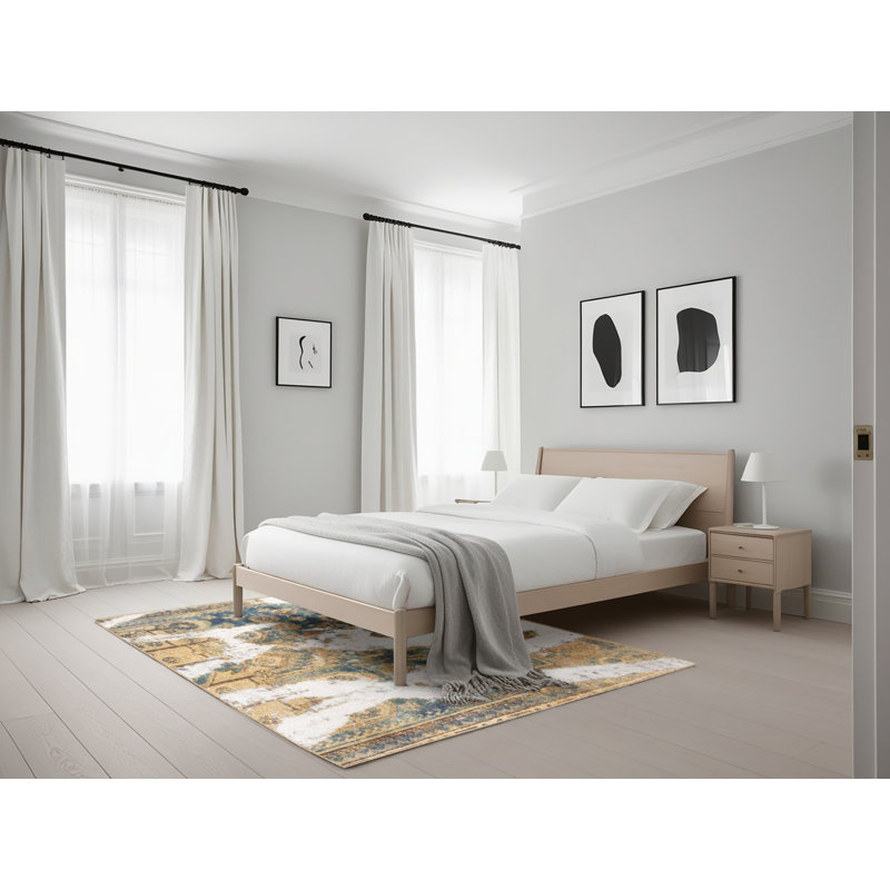 Tapis abstrait moderne 1249, Rectangle 5 pi x 7 pi