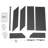2-Step Modern Black Foldable RV Step Ladder