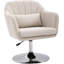 Twyman Upholstered Linen Swivel Armchair-62427034