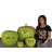 Large Green Apple Over Sized Statue