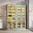 Jahnari Bookcase with Doors and LED Light-697951934