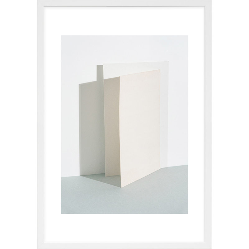 Clean Slate As An Object 2 Print by Svetlana Smirnova, 20" H x 14" W x 1.25" D, White Framed