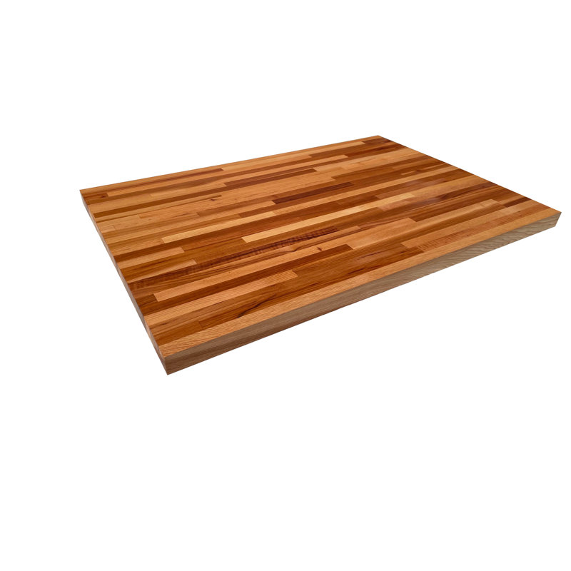 Dessus Knya Butcher Block, Noyer blanc, 1,5 po x 26 po x 38 po
