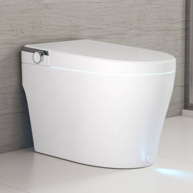 DRAKE TRANSITIONAL WASHLET+ S7 TWO-PIECE TOILET - 1.28 GPF, UNIV HT, AUTO FLUSH