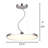 Louelle Dimmable LED Cylinder Chandelier